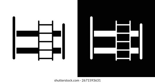 Bunk bed icon. graphic design vector symbols pack