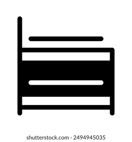 Bunk Bed Icon Vector Symbol Design Illustration