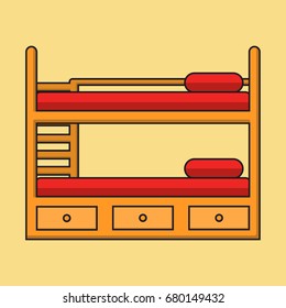 Bunk bed with stairs