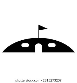 bunker icon vector illustration design