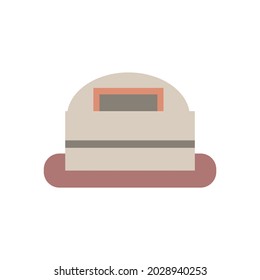 Bunker. Vector illustration in a flat style.