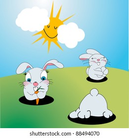 Bunnies cartoon