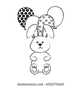 bunny animal balloons