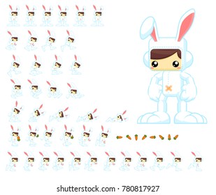 Bunny Animated Character For Creating Fantasy Video Games