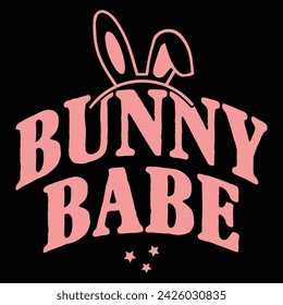 BUNNY BABE   ESTER DAY T-SHIRT DESIGN,