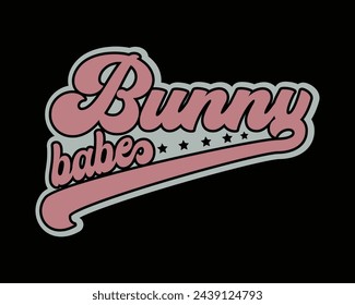 Diseño retro de bebé conejito, diseño retro de Pascua, diseño de Pascua de estilo Groovy, divertida Pascua, diseño retro vintage de Pascua, cortar archivos Cricut, silueta, png, cara de conejito