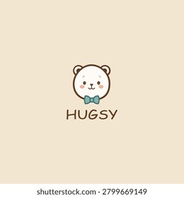 bunny bear logo design for brand