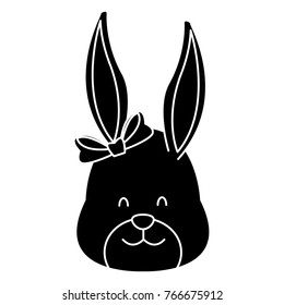 Bunny with bow