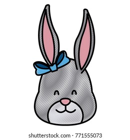 Bunny with bow