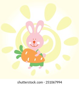 bunny and carrot