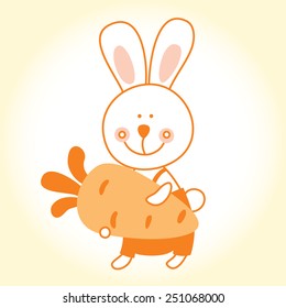bunny and carrot