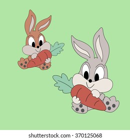 Bunny with carrot