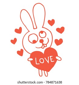 bunny cartoon character