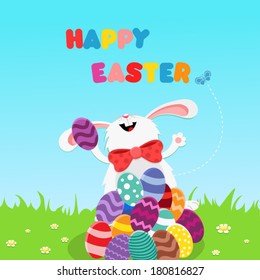 Bunny Celebrating Easter
