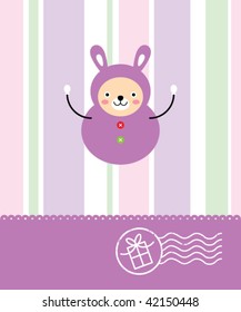 bunny christmas greeting