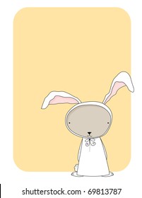 Bunny with copy area