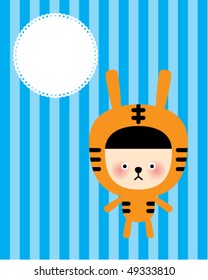 bunny doodle greeting