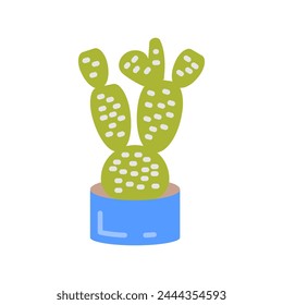 Bunny Ear Cactus icon in vector. Logotype