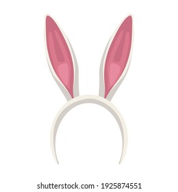 bunny ears headband isolated icon vector illustration design