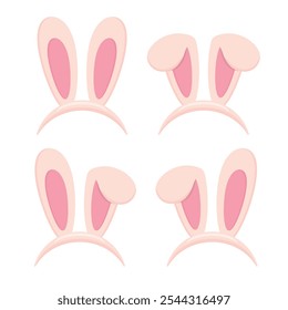 Bunny Ears Headband Vector Illustration