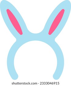 Bunny Ears Icon image. Suitable for mobile application.