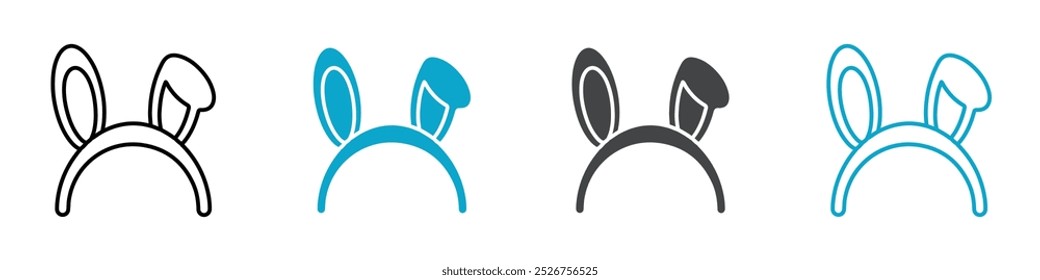 bunny ears icon sign and symbol