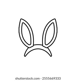 bunny ears icon sign and symbol