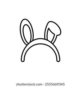 bunny ears icon sign and symbol