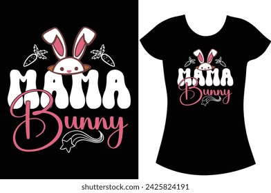 Diseño de camiseta del día de Pascua