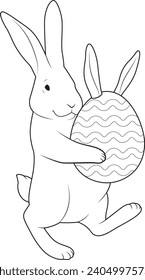 Bunny Osterei Ostereier Tierbilddarstellung