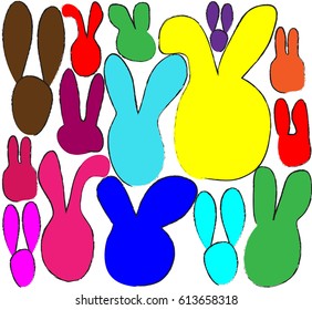 Bunny Easter hand drawn  - Illustration
Easter, Animal, Coloring, Easter Bunny, Hand