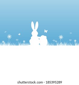 Bunny with egg