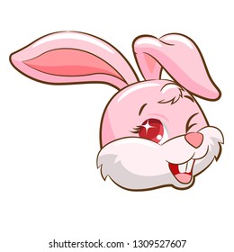 bunny face design