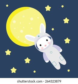 bunny in free space