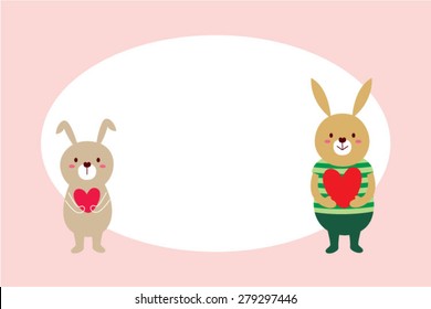 bunny friend tag