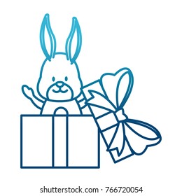 Bunny in giftbox