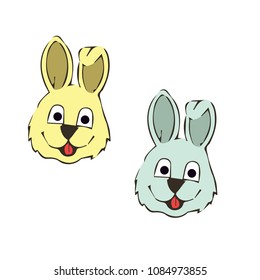 Bunny head for Decoration