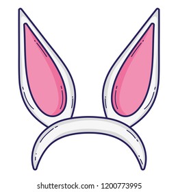 bunny headband cartoon