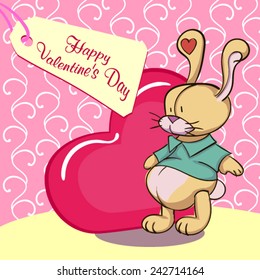 Bunny with a heart