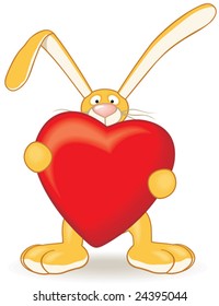 Bunny with heart