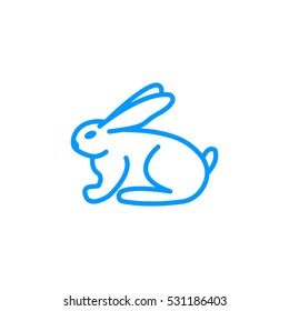 Bunny icon Flat.