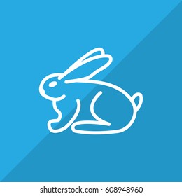 Bunny icon Flat.