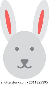 Bunny icon vector image. Suitable for mobile application web application and print media.