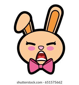 Bunny kawaii cartoon