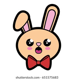 Bunny kawaii cartoon