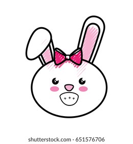 Bunny kawaii cartoon
