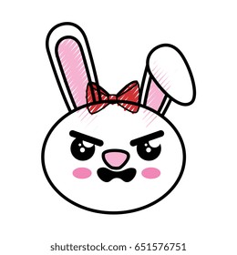 Bunny kawaii cartoon