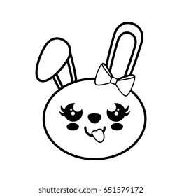 Bunny kawaii cartoon