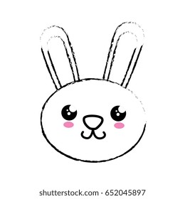 Bunny kawaii cartoon