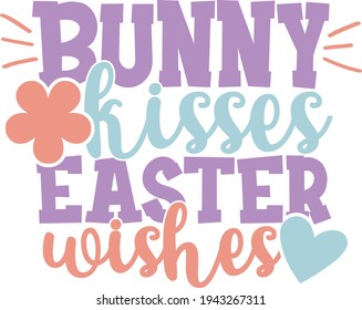 Bunny kisses Easter wishes | Easter quote